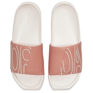 Jordan Women's Slides Sandals in Pink and White